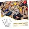 TEHAUX 7pcs Tube Bender Set Versatile Metal Tubing Hand Tools