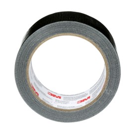 3M Multi-Use Colored Duct Tape, Black with Strong Adhesive and Water-Resistant Backing, Multi-Surface 3M Duct Tape for Indoor and Outdoor Use, 1.88 Inches x 20 Yards, 1 Roll | 3M
