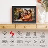 FRAMEO 32GB Digital Picture Frame with LED Light, 10.1 Inch