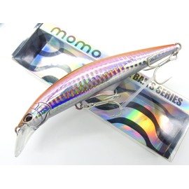 momolures - Tide Control Minnow 95 120 lip in belly system for Bass, Seabass, Salmon lure fishing. (120mm - KISU)