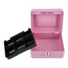 MAGT Padlock Box Steel Cash Box with Padlock Mini Household