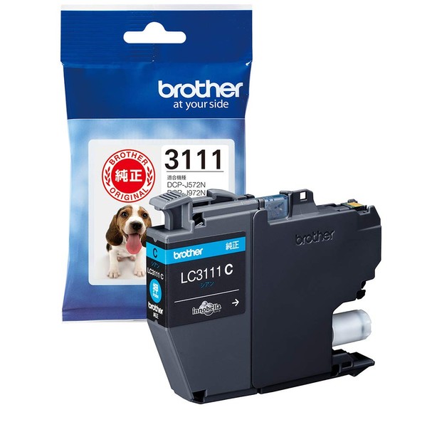 Brother LC3111C Compatible Model Numbers: DCP-J987N, DCP-J982N, DCP-J587N, DCP-J582N, MFC-J738DN