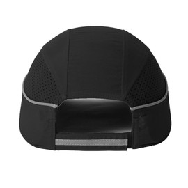 Safety Bump Cap, Baseball Hat Style, Comfortable Head Protection Lightweight Safety Hard hat(Black,Short Brim)