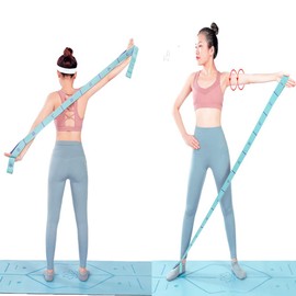 Ballet Stretch Band Training 11 Intensity Loop Bands Stretching Equipment for Dancers, Ballerinas, Cheerleaders, Gymnastics, Pilates, Yoga, Dance Stretching, Advanced Handsfree, Flexibility Exercise,