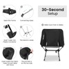 CAMEL CROWN Portable Camping Chair Folding Compact Lawn Lightweight Backpacking