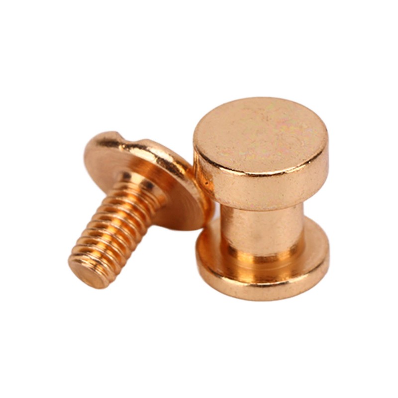 300 Sets DIY Book Binding Screw Double Layer Flat Head