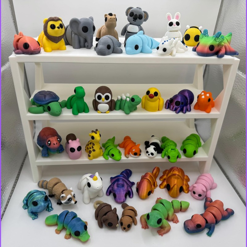 Mystery 20 Mini 3D Printed Animal Pack – Decorative &