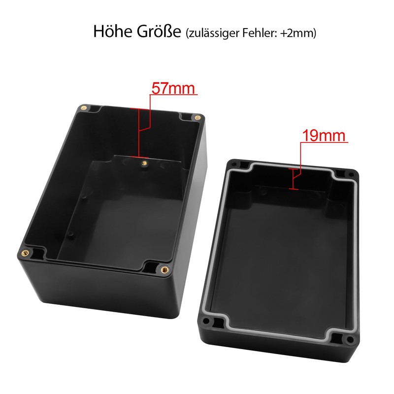 LeMotech Project Box ABS Plastic Distribution Box IP65 Waterproof Electrical
