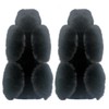 IMQOQ A Pair 50% Genuine Sheepskin Fur Car 2 Front