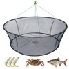 WEISGJA Portable Folded Fishing Net, Crab Net Fish Net with