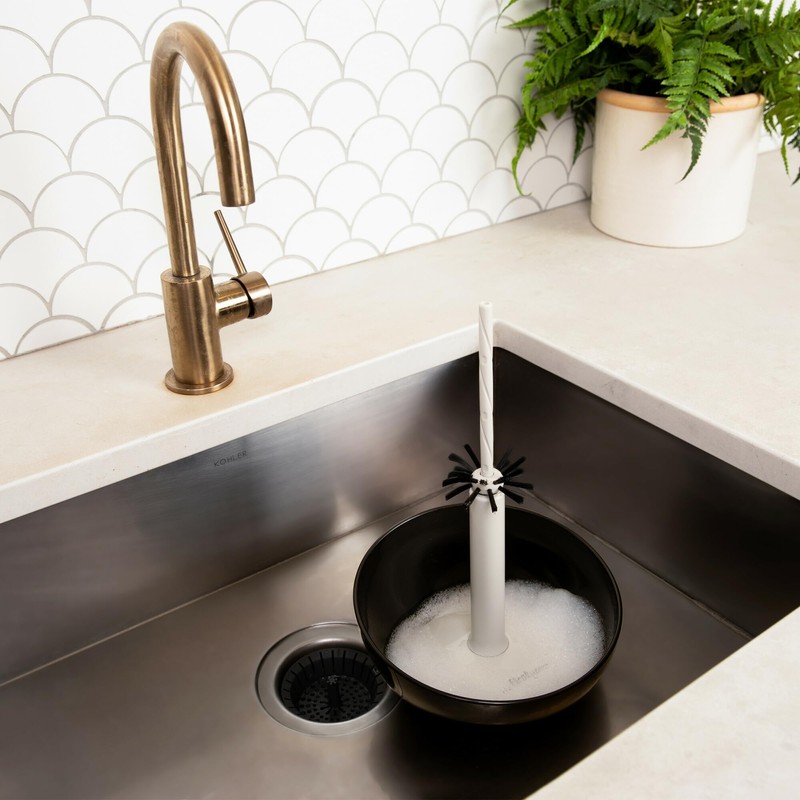 The First Years Suds Baby Bottle Washer - Includes Built-in