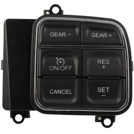 Steering Wheel Cruise Control Switch ASTOU fit 2013-2022 for Ram 1500 2019-2023 for Ram 1500 Classic Replacement 68111384AA 68111384AB CCA1384