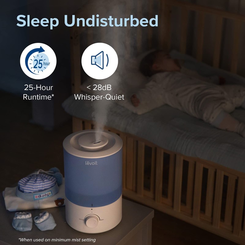 LEVOIT Dual 150 Humidifiers for Bedroom Large Room, 3L Cool