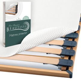 Beautissu BEAUTECT Mattress Underlay with Nubs 90 x 200 cm Mattress Protector Box Spring Bed Non-Slip Slatted Frame Pad Non-Slip Mattress Underlay Slatted Frame Protector with Oeko-Tex Seal