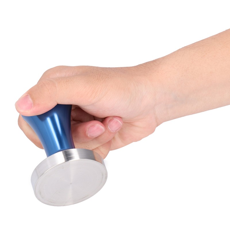 58mm Stainless Steel Flat Coffee Tamper Powder Press Hammer Tool