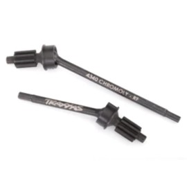 Traxxas 8062 Axle Shaft Front Heavy Duty Portal Drive Input Gear Left & Right Machined Assembled (2)