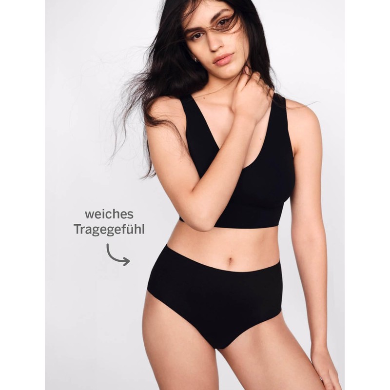 Schiesser Invisible Soft Women's Thong, Sand_180461