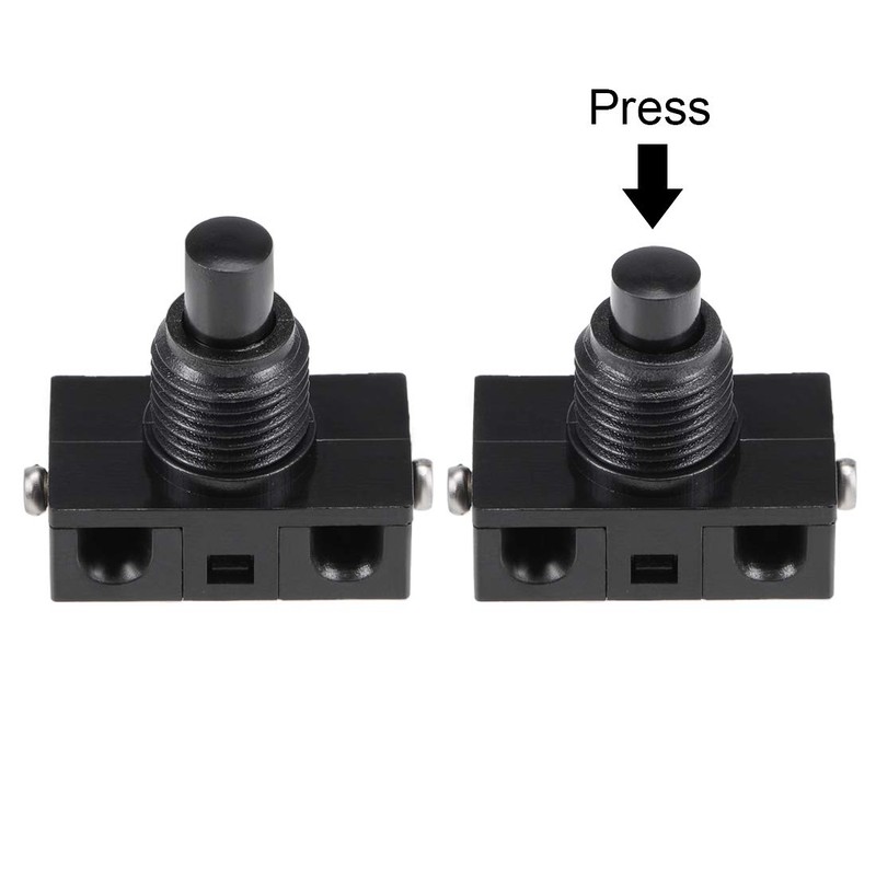 sourcing map Inline Foot Pedal Push Button Switch, UFO Type