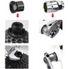 profiwoab 5-in-1 Bicycle Cassette Removal Tool, Bicycle Repair Tool Kit,