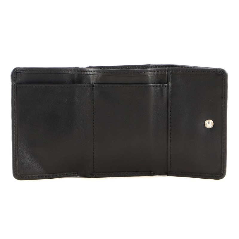 Voi Bestseller Mini Wallet 70177 Smooth Leather Soft - Black,