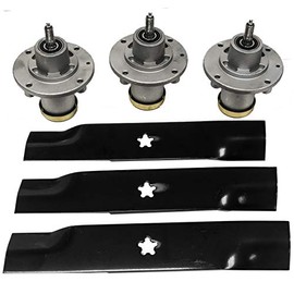 EPR 42" Deck Spindle & Blade Kit Compatible with Husqvarna EZ4217 YT42XLS YTH2242TDF YTH2242TDRF