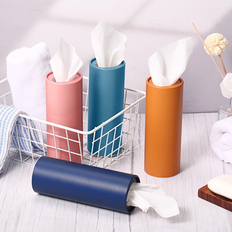 Yinder 4 Pcs Car Tissue Holder 2.6 x 7 Inches