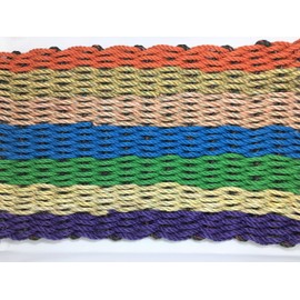 Recycled Lobster Rope Doormat, The Right Mat, Original Maine Lobster Rope Doormat, Handwoven in Maine, 24"x36"