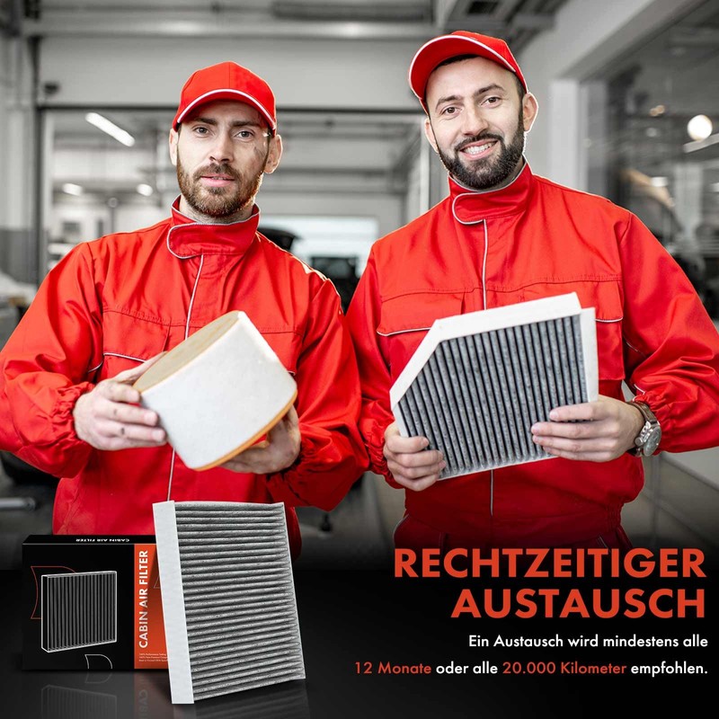 Frankberg Cabin Air Filter Pollen Filter with Activated Carbon Compatible
