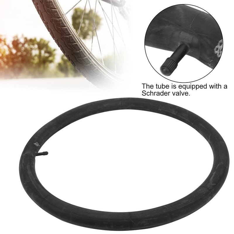 Bike Inner Tube 22x1.75 Cycle Inner Tubes with Schrader Valve