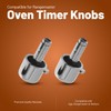 Reliapart Timer Button Knob (2 Pack) Compatible for AGA Heartland