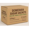 Brown Demerara Sugar Sachets – Individually Wrapped Pure Cane Portions,