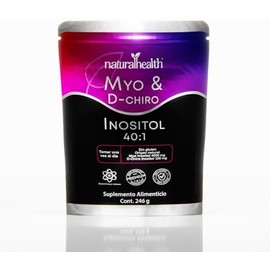 Natural Health. Myo  D-Chiro Inositol Ratio 401. Polvo 246 g. Ingredientes naturales.