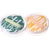 Okgrami case giveaway XL baby butt puffer mochi foundation chewy cushion butt puff, 2 pieces, green yellow / 옥그라미 케이스 증정 XL 애기궁둥이퍼 모찌 파운데이션 쫀득 쿠션 엉덩이퍼프, 2개, 그린 옐로우