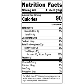 Blue Raspberry Gummi Rings Candy, Assorted Fruit Flavors Gummies, Allergy Friendly, Non-GMO, No Artificial Sweeteners Gummy (10oz Bag)