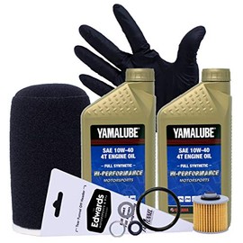 Edwards Full Synthetic Oil Change Kit fits 2006-2020 Yamaha Raptor 700 Sport ATV