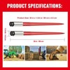 Happybuy 39" Hay Bale Spear 1360 kg Capacity, Quick Attach