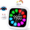 Yunbaoit Digital Visual Timer for Kids, Rechargeable 99-Minute Silent Countdown
