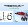 Bateria Power Y-Branch Solar Connectors 21FT 10AWG Extension Cable, Solar