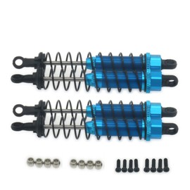 RCAWD Alloy Rc Shock absorber 98mm oiled type for 1/12 RC LC racing Wltoys HSP upgrades Parts 4pcs/set(Blue)