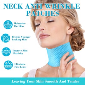 Neck Wrinkle Patches, 5 PCS Anti Wrinkle Patches, Neck Mask for Skin Tightening & Firming, Soothe Fine Lines with Collagen