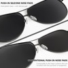 Push-in Eyeglass Nose Pads - PFDHQS 18 Pairs Glasses Nose