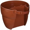 Emsco Group 2461-1 Bloomers Post Planter, Terra Cotta