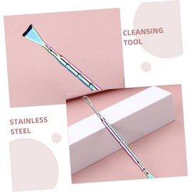 Beavorty 4sets Professional Facial Skin Care Tool Metal Blackhead Extractor Portable Nose Scraper Skincare Beauty Tool 2pcs*4