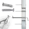 Muzata 20Pack Swageless Cable Railing Kit 1/8" Invisible Tensioner No