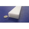 White HDPE (High Density Polyethylene) Rectangular Bar 1.00" (1") x