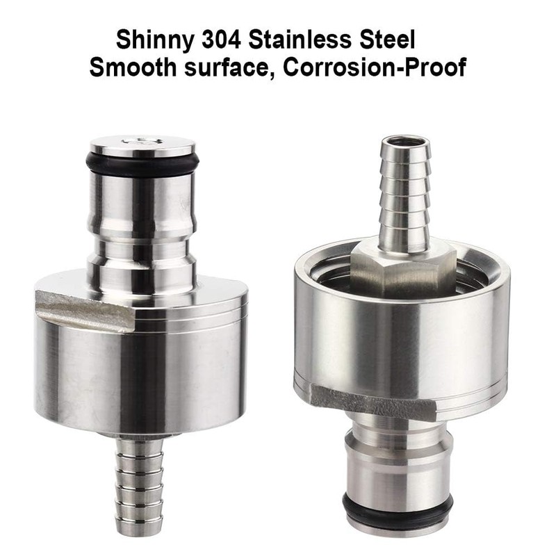 FERRODAY Stainless Steel Carbonation Cap Forced Carbonation PET Bottle Filling