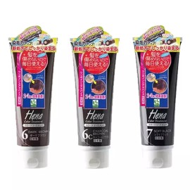 TenStar 텐스타 헤나 컬러 트리트먼트 린스 헤어 새치 염색 팩 [텐스타 차콜브라운] Tenstar Henna Color Treatment Rinse Hair Gray Cover Pack [Tenstar Charcoal Brown]