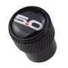 (Set of 4) 5.0 Metal Auto Tire Valve Stem Cap