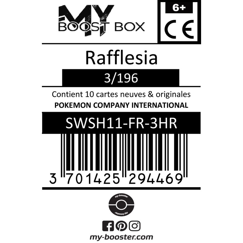 my-booster Pokémon Company SWSH11-FR-3HR