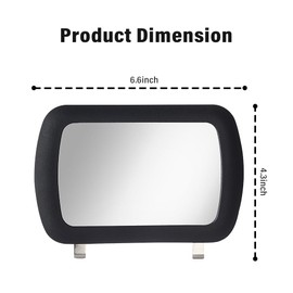 Car Vanity Mirror for Sun Visor,HD Car Rear View Cosmetic Sun Visor Mirror Easy to Make Up in The Car,Clip-on Car Makeup Mirror Car Interior Accessories for Car Truck SUV